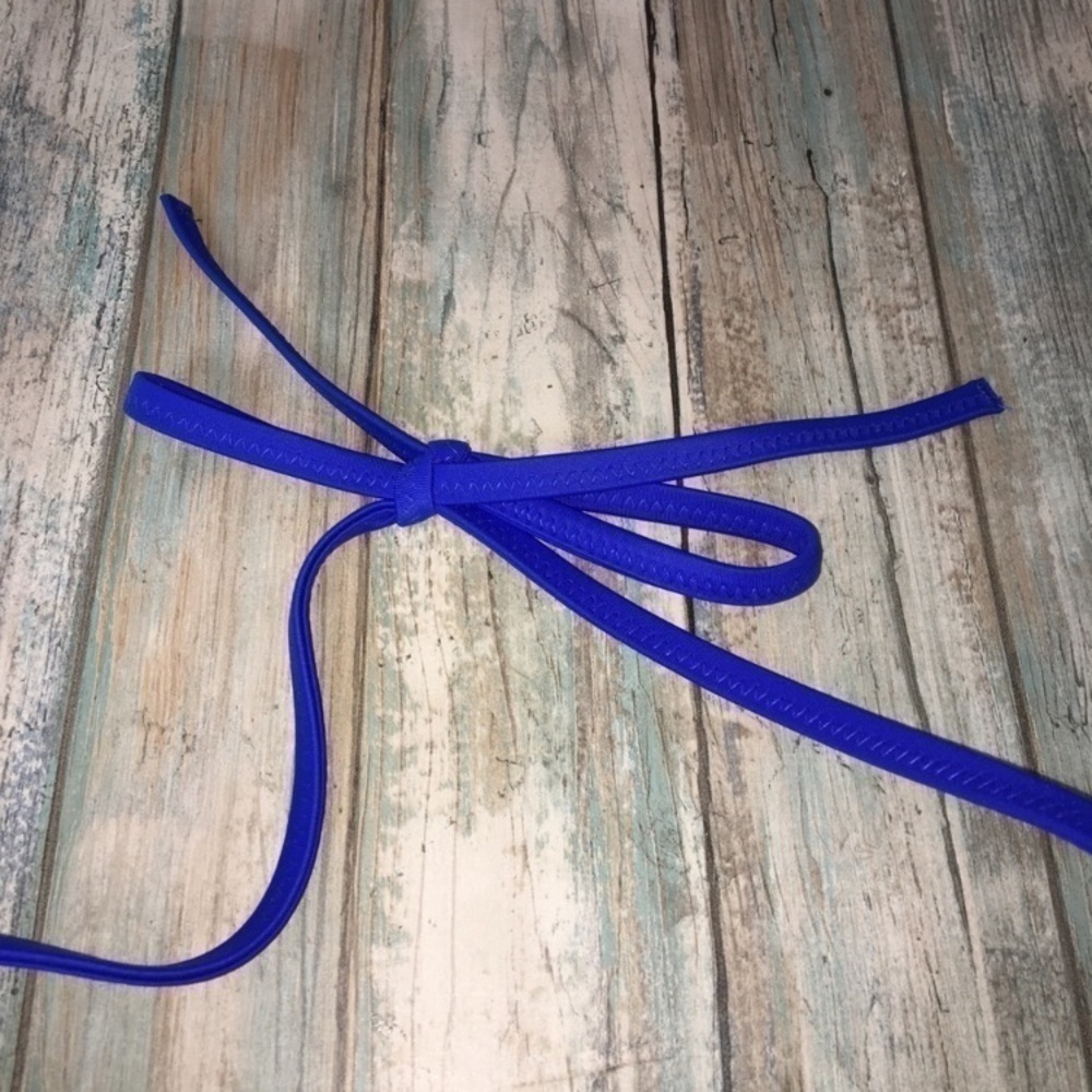 NWT Shade & Shore Cabana Blue Push Up Bikini Top - Picture 5 of 8